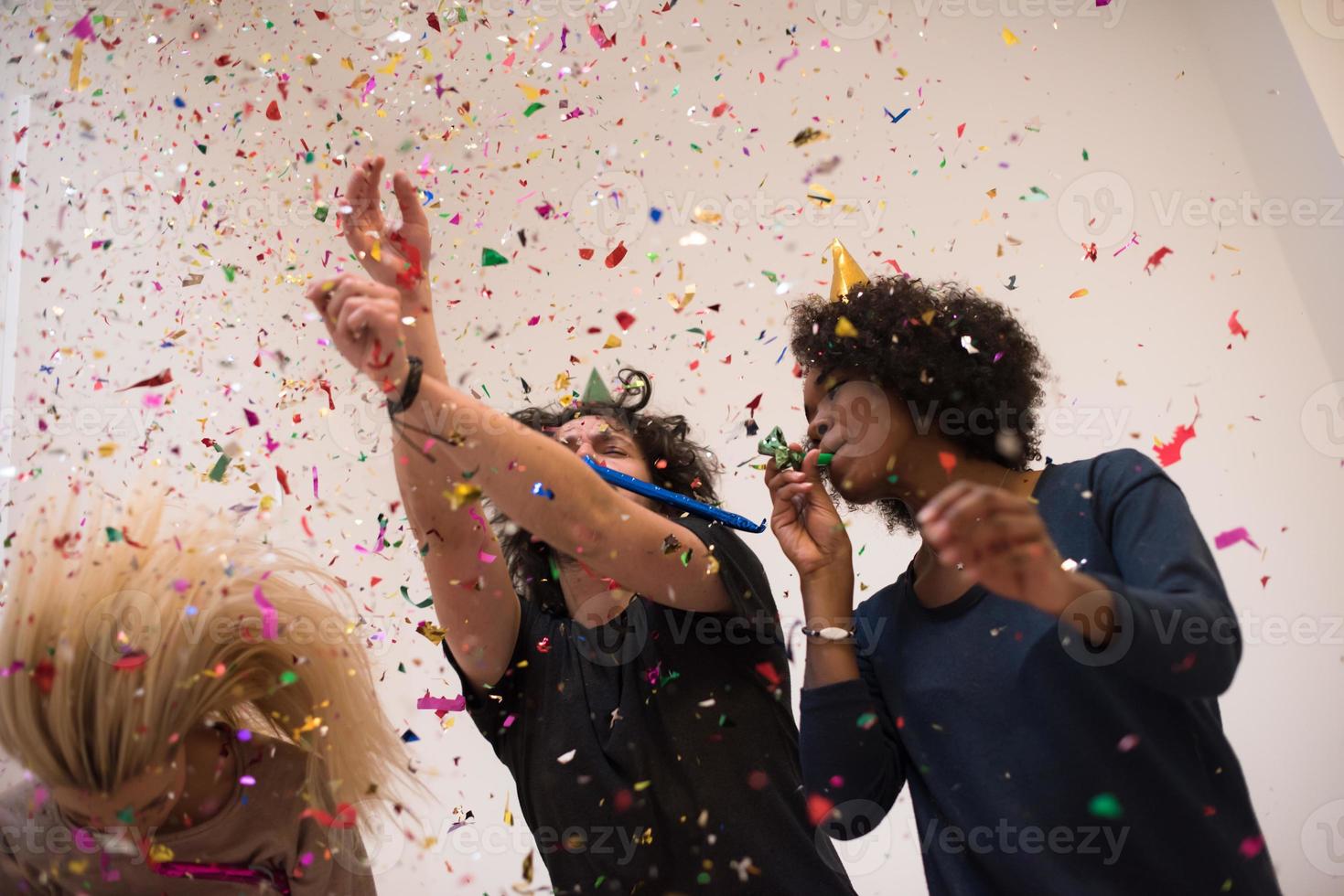 confetti party view photo