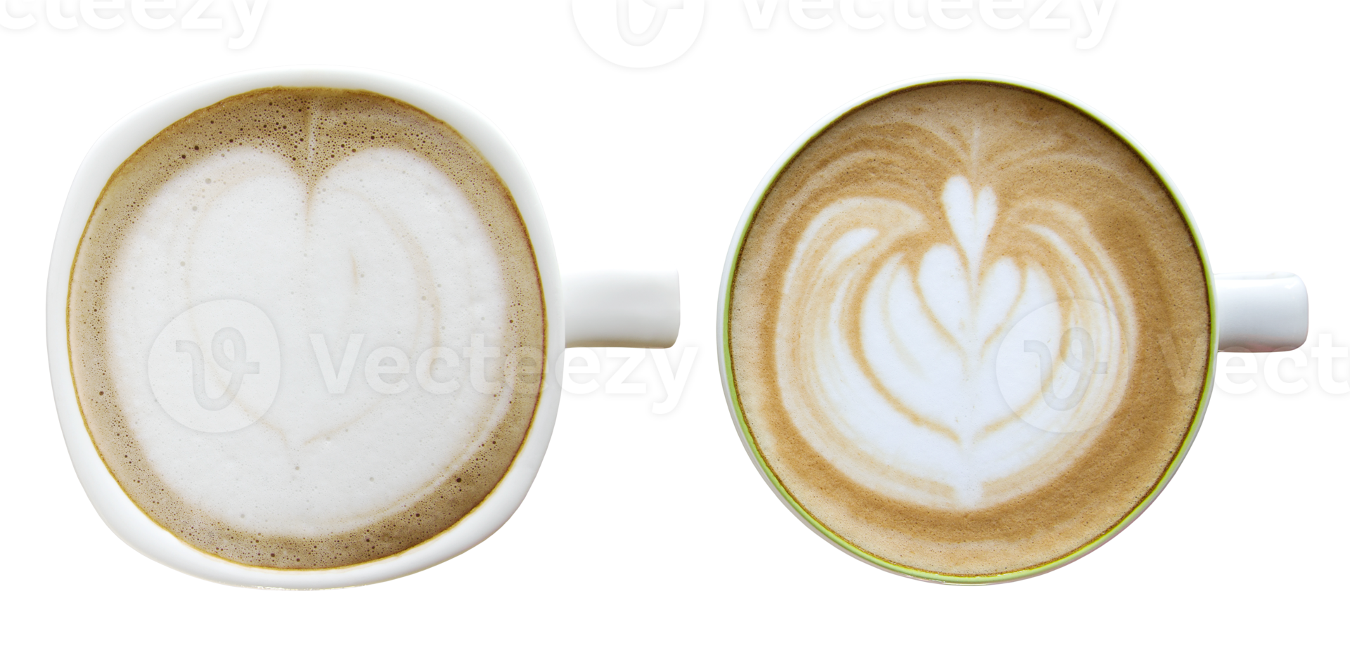 caffè tazza isolato con ritaglio sentiero, superiore Visualizza png