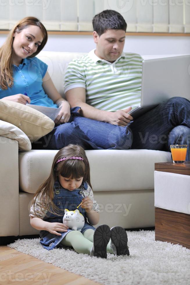 family finance view photo
