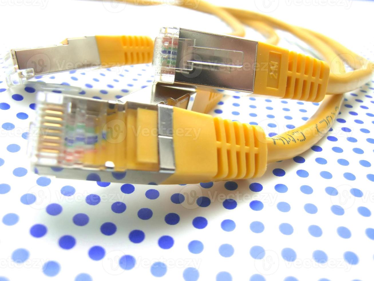usb cable on table photo