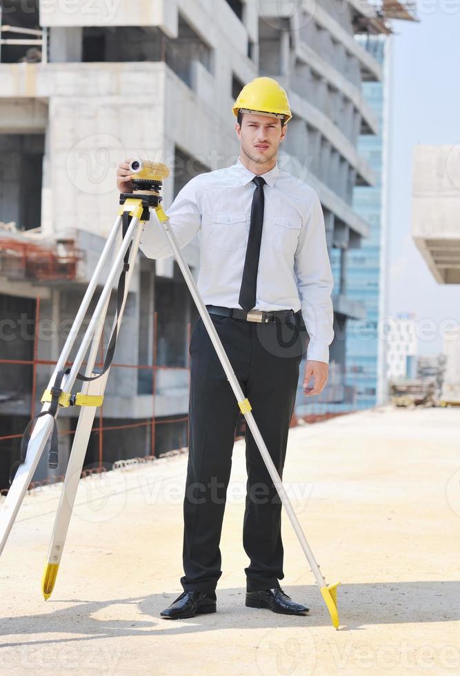 architect on construction site photo