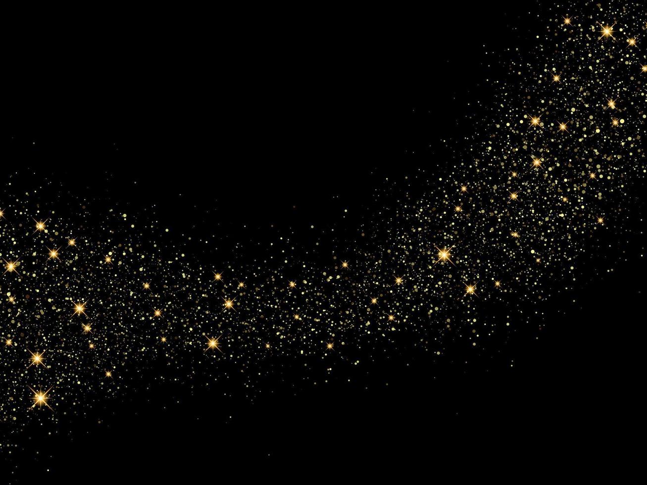 glitter particles background effect vector