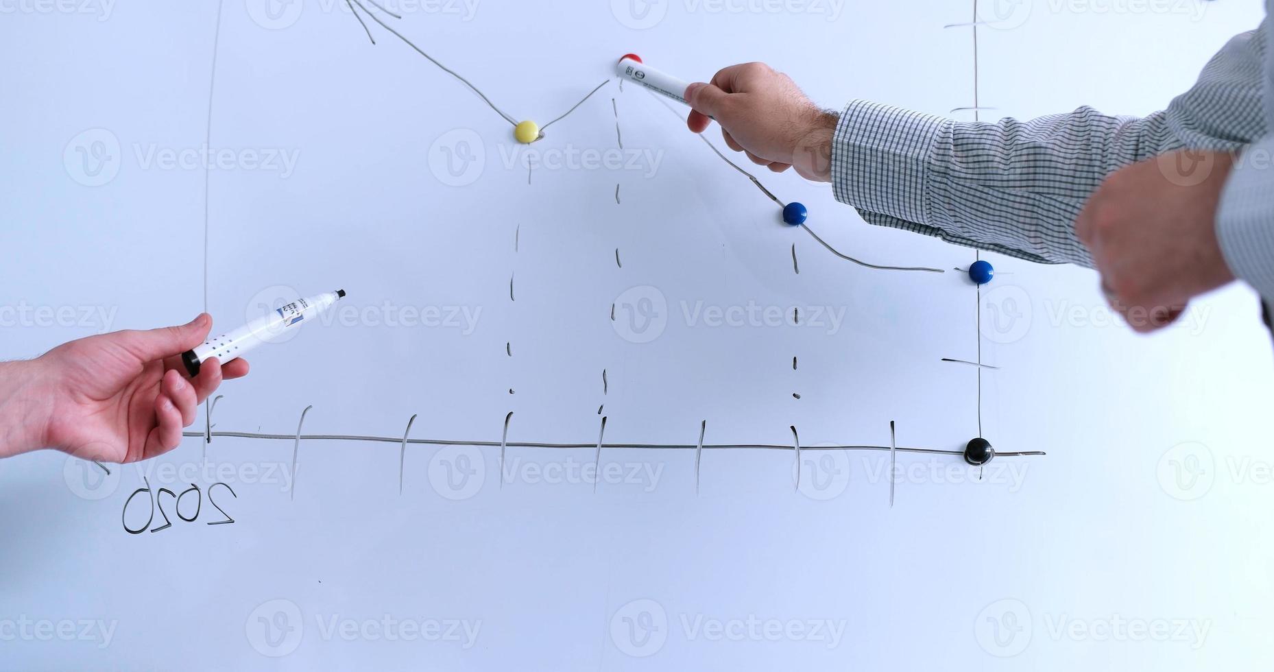 Business Meeting Team Leader Presenting Crowdsourcing Plan for company photo