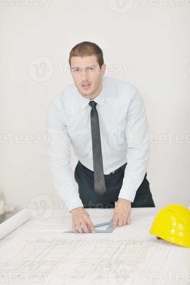 architect on construction site photo