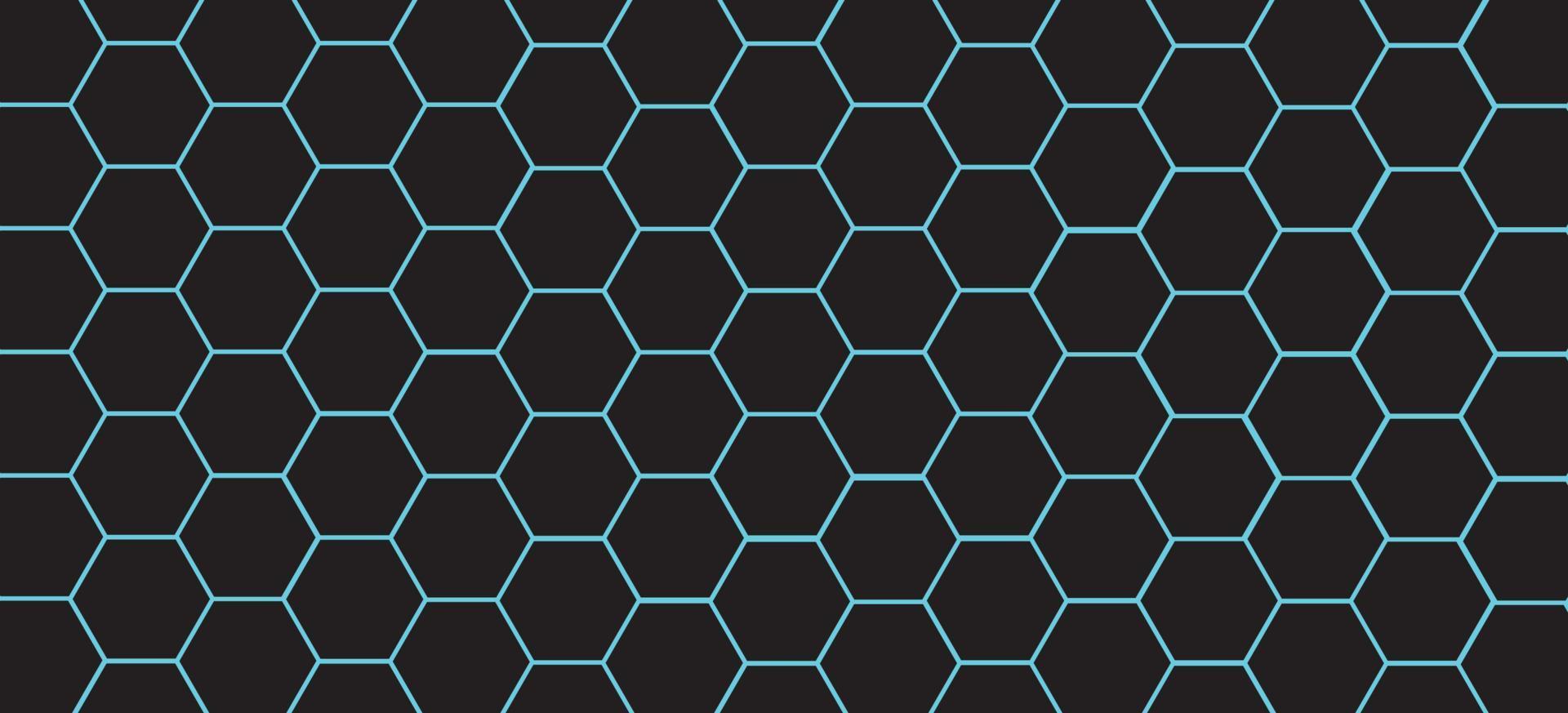 Minimal hexagonal line pattern background vector