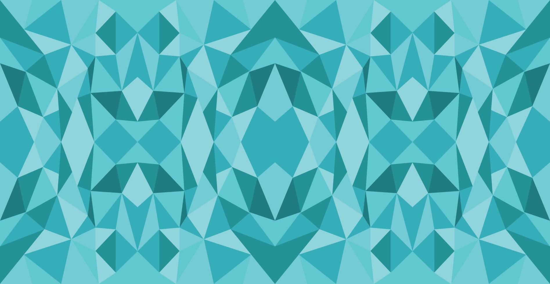 low poly banner with triangle shapes background vector