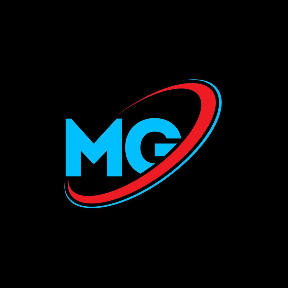 monogram mg logo design