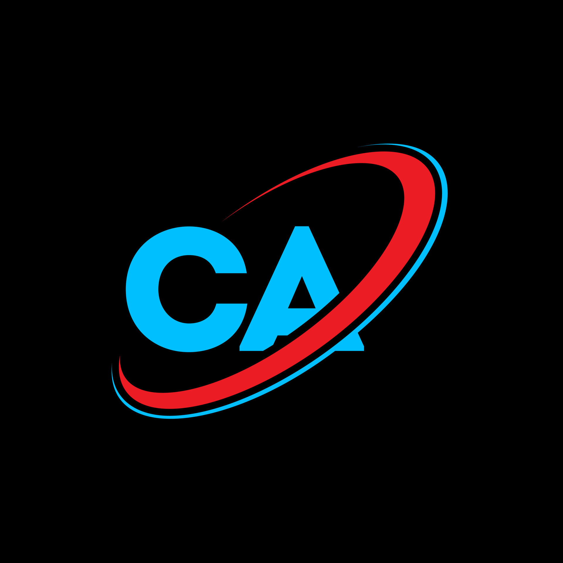 Dise o del logotipo de la letra ca ca letra inicial ca c rculo
