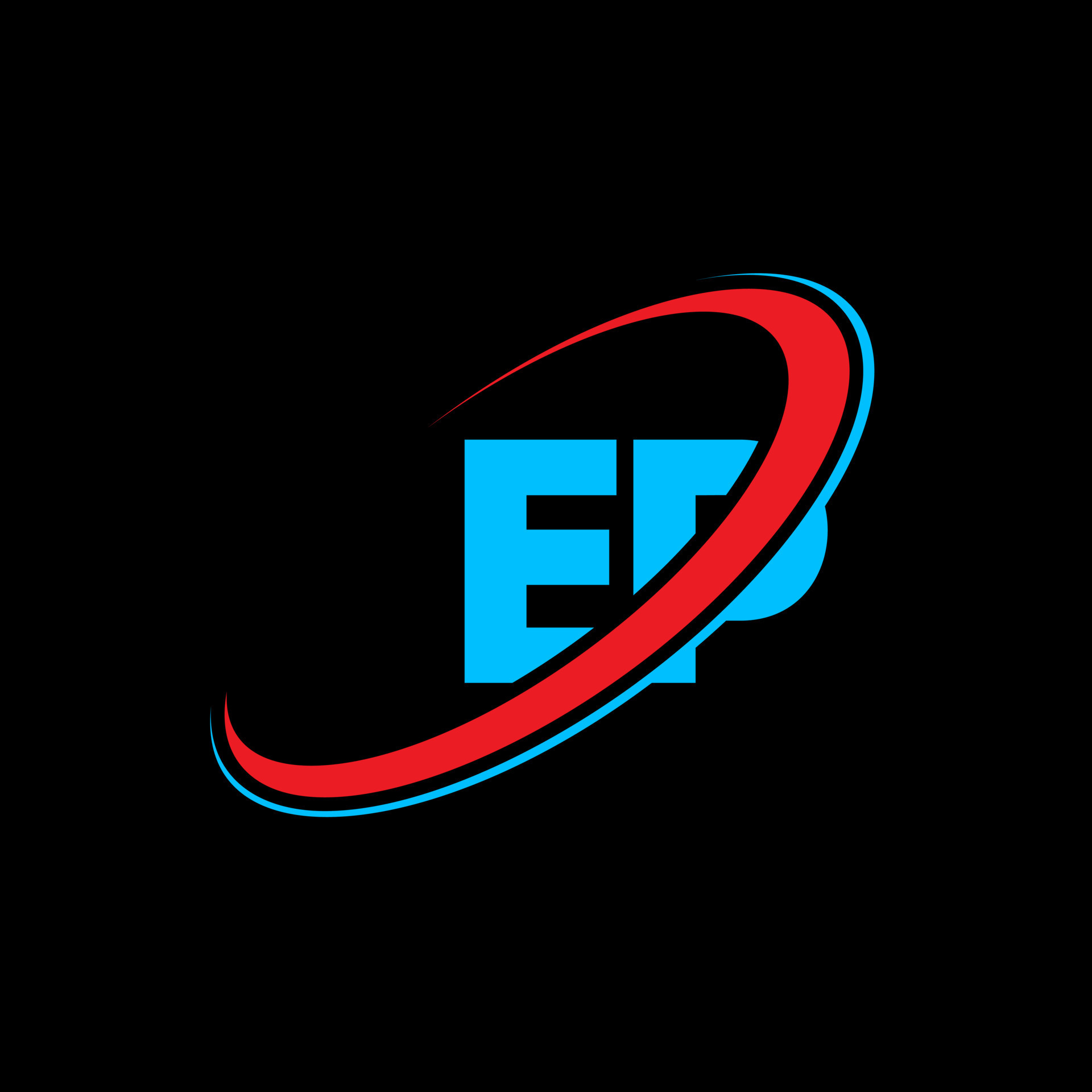diseño del logotipo de la letra ep ep letra inicial ep círculo diseño del logotipo de la letra ep ep letra inicial ep círculo