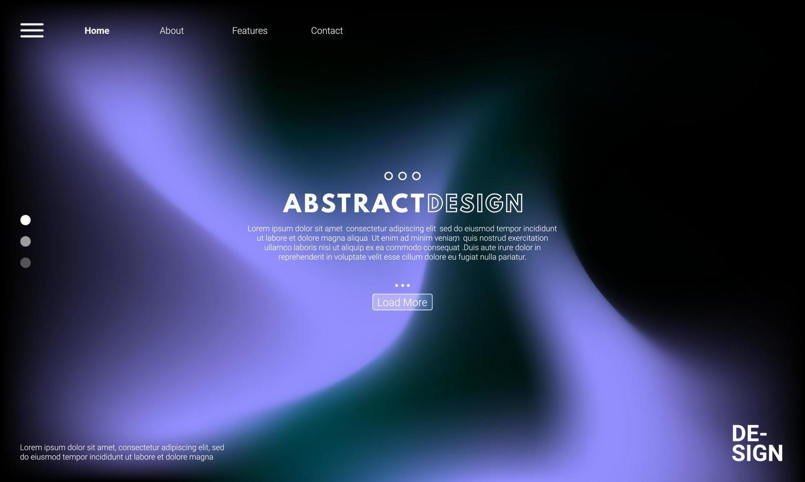 Colorful background. Abstract fluid dynamic shapes. Liquid colors on black background. Modern template for poster or banner. Colorful background. Abstract fluid vector