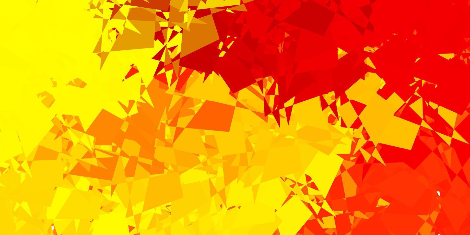 Light orange vector pattern with abstract shapes.