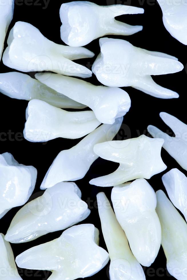 White teeth on black background 11312345 Stock Photo at Vecteezy