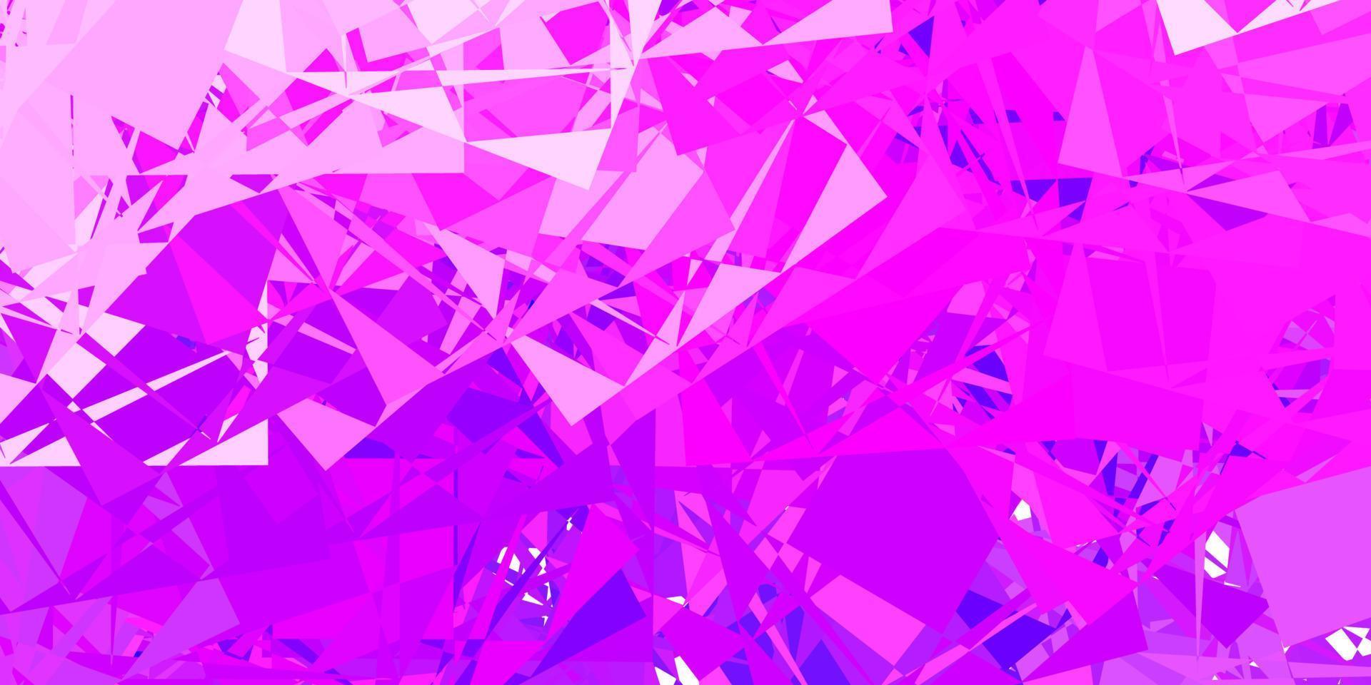 Light Purple vector texture with memphis shapes.