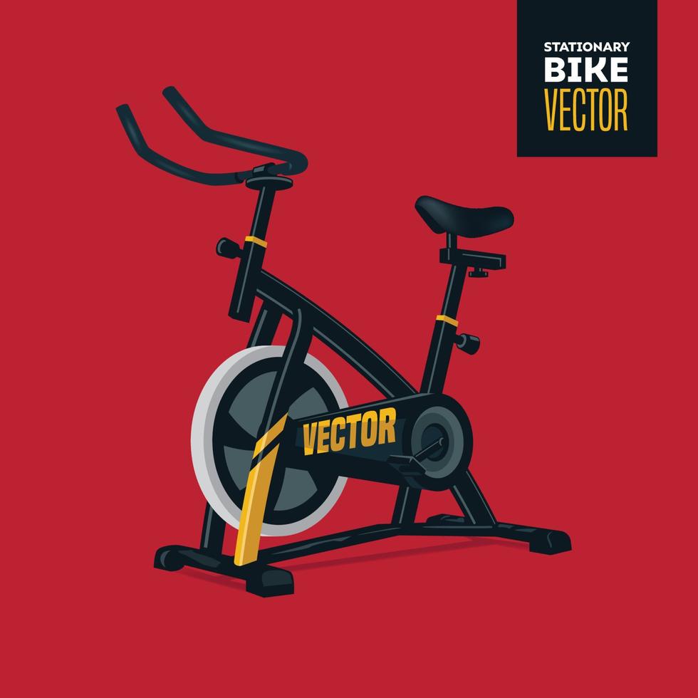 stationary bike sport 11312408 Vector Art at Vecteezy