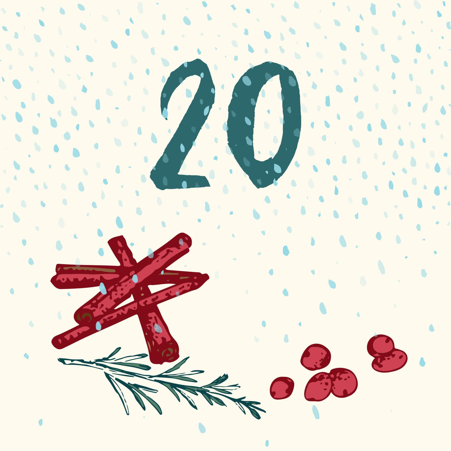 Page Advent Calendar 25 days of Christmas with space for text. 11312666 Vector Art at Vecteezy