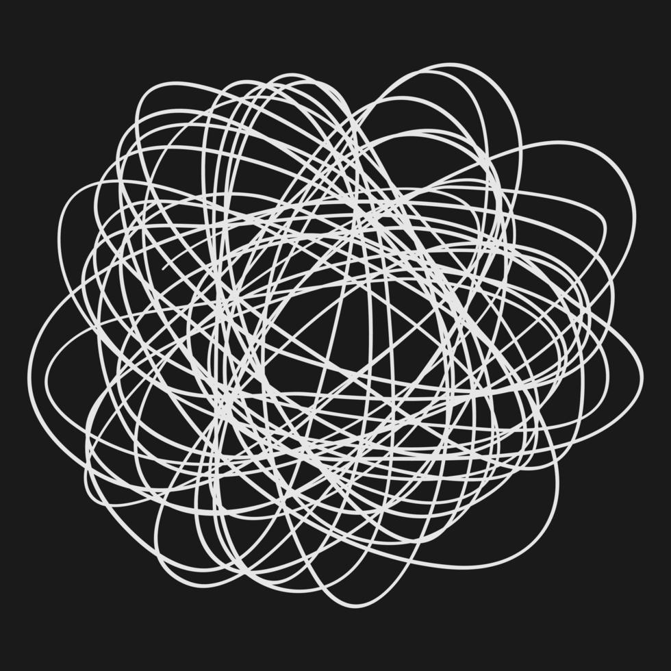 hand drawn abstract scribble doodle vector