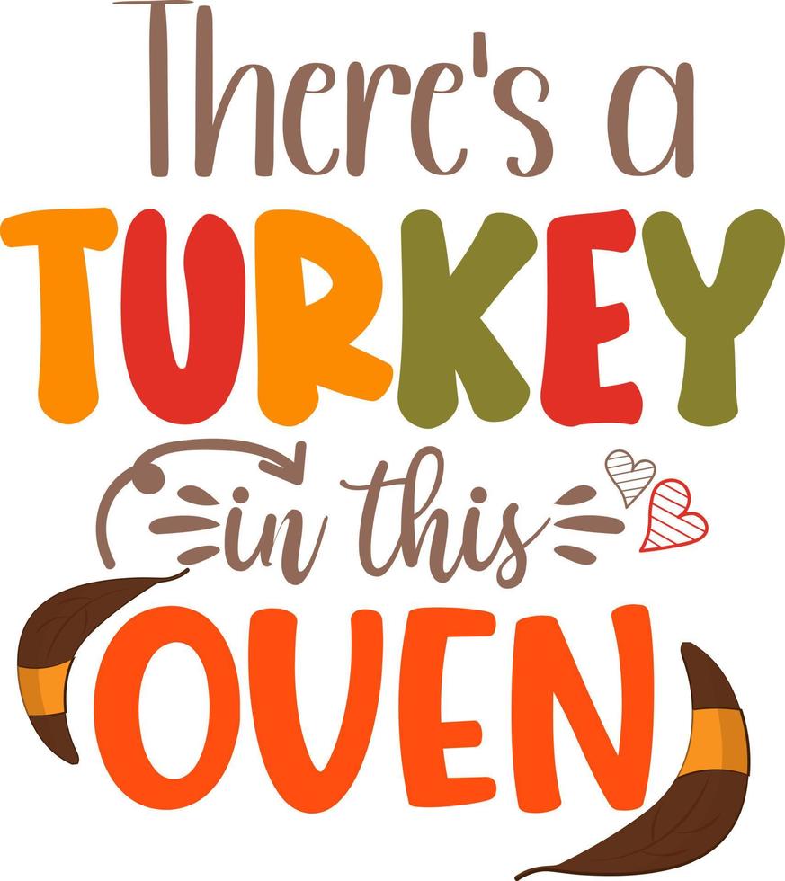 Theres a turkey in this oven vector