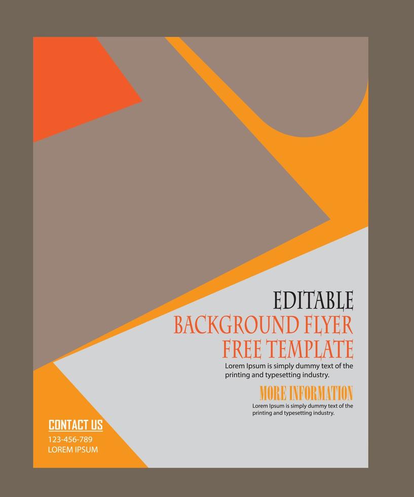 Printready flyer,marketing,business,editable flyer vector