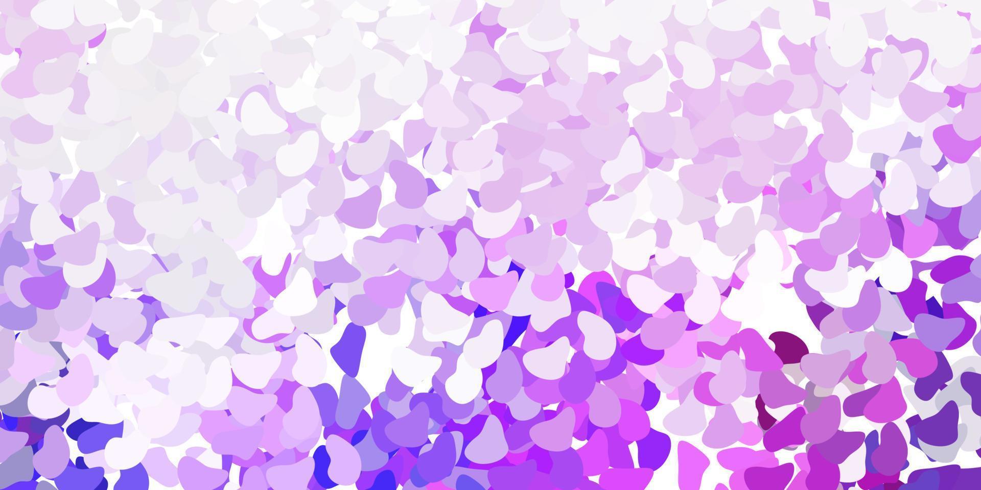 Light purple vector background with random forms.