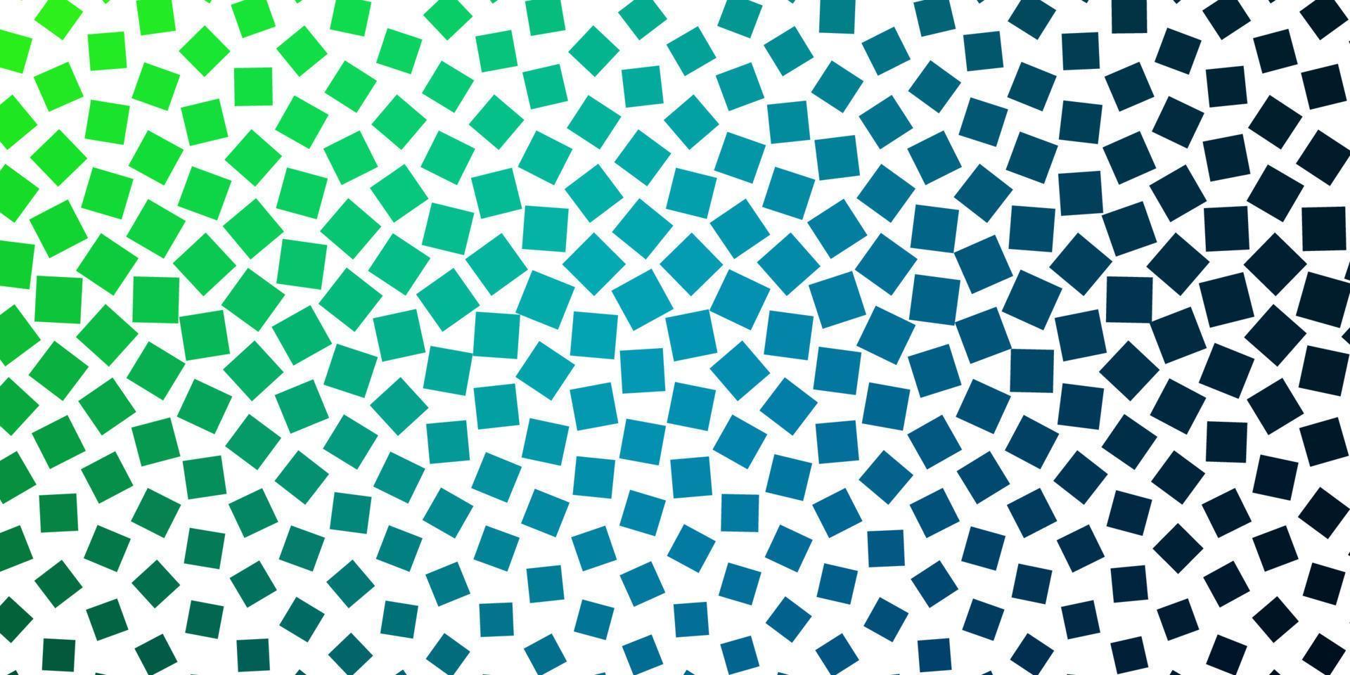 Light Blue, Green vector backdrop with rectangles.