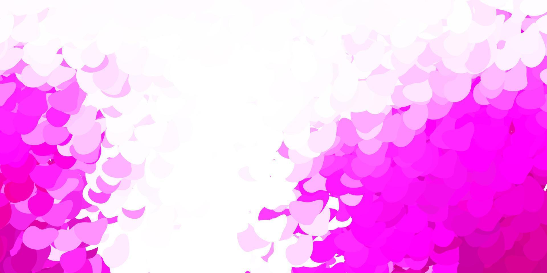 Light pink vector template with abstract forms.