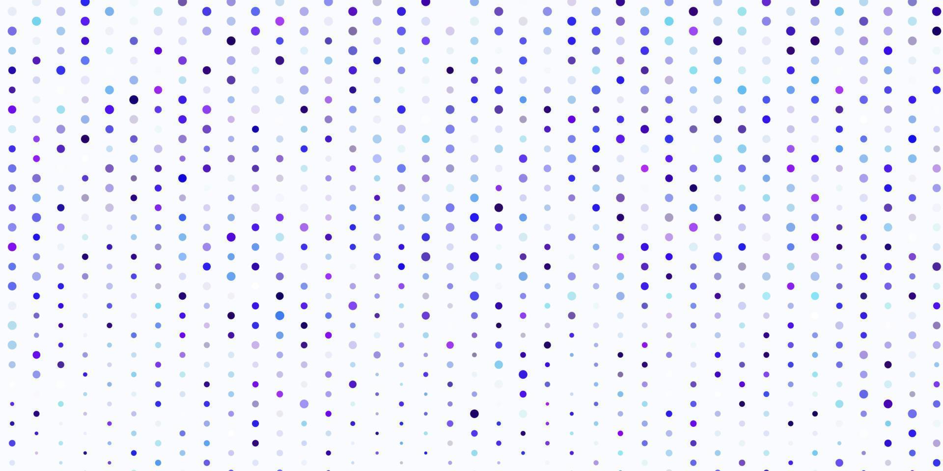 Light pink, blue vector pattern with spheres.