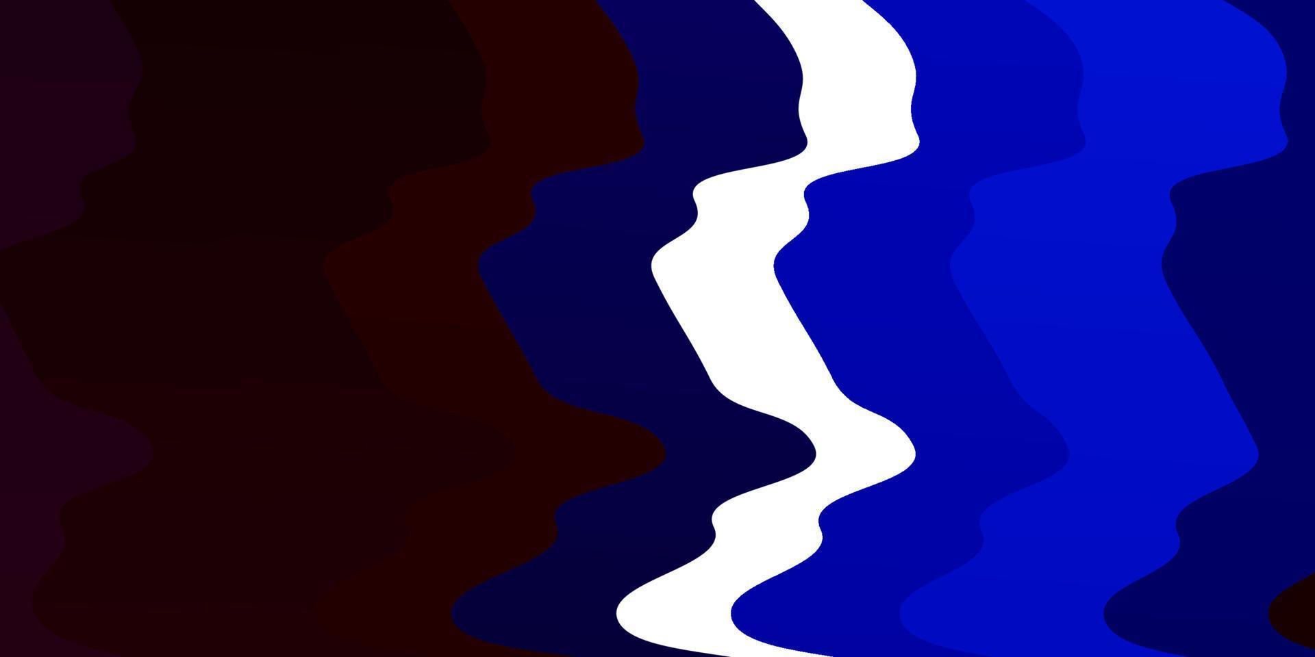 Dark Blue, Red vector texture with wry lines.