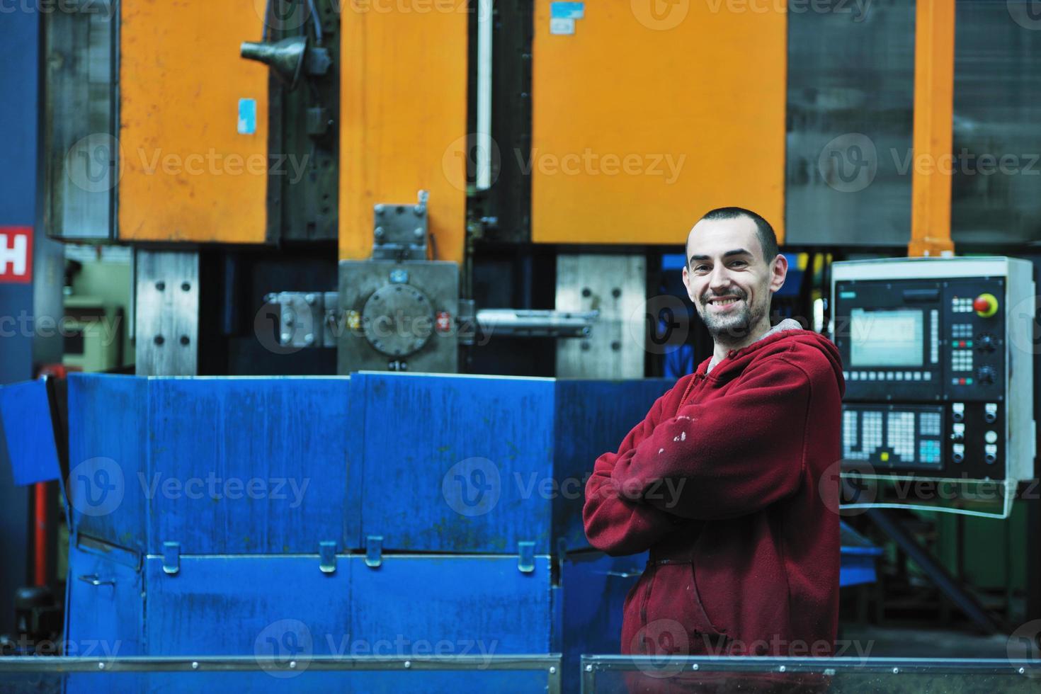 industry workers people in factory photo