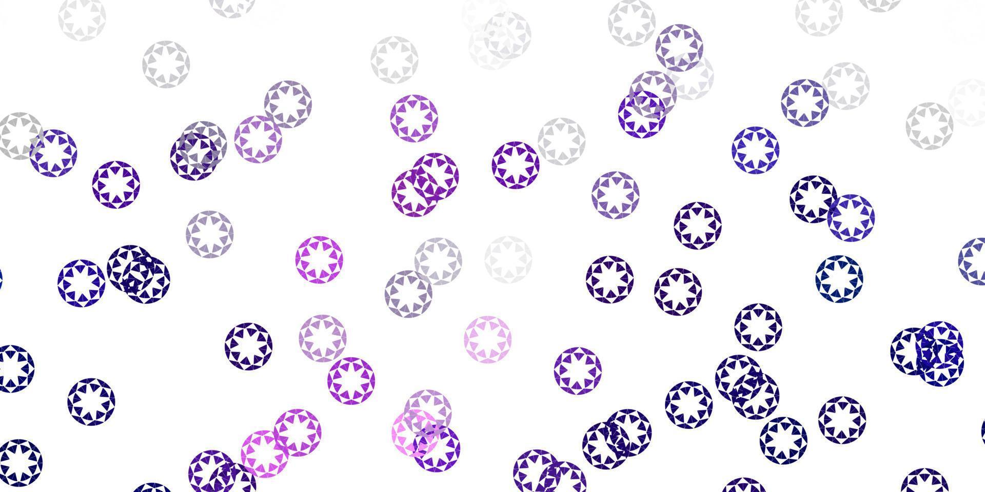 Light purple vector pattern with spheres.