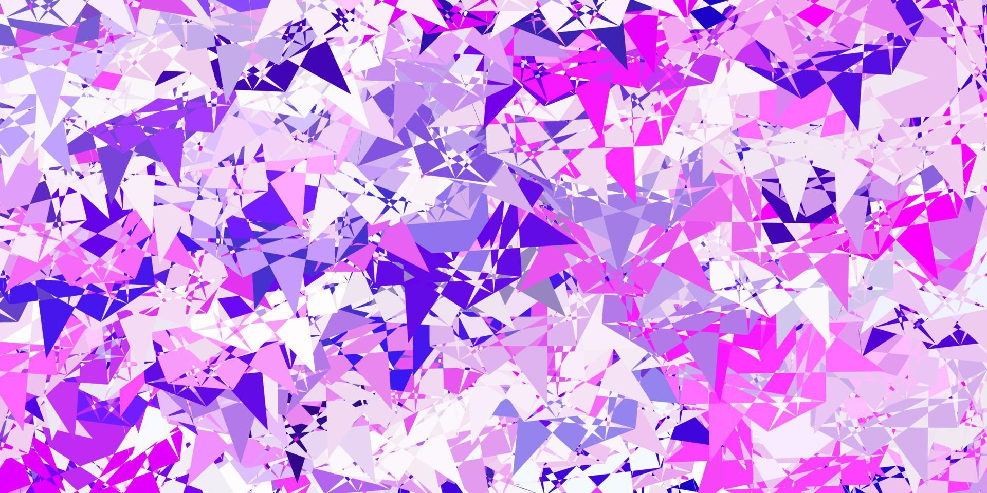 Light Pink vector background with polygonal forms.