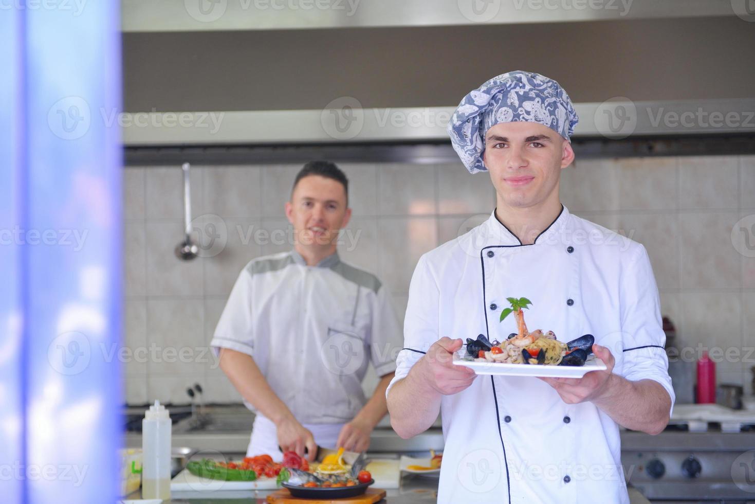 chef preparing food photo