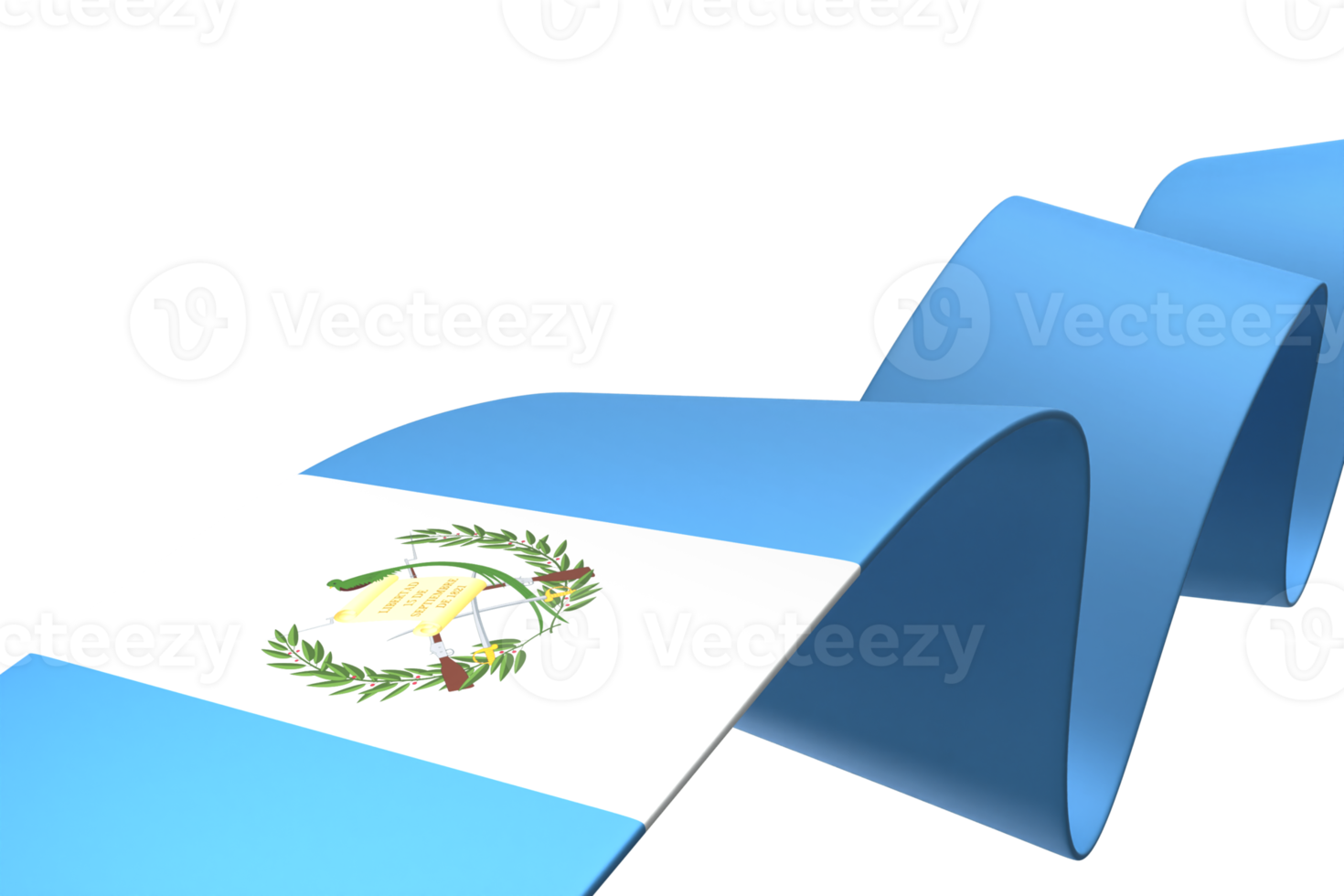 design de bandeira da guatemala elemento de banner do dia da independência nacional fundo transparente png