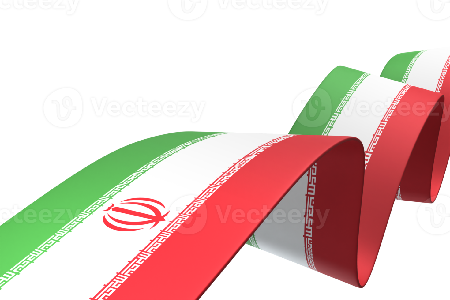 iran drapeau conception fête de l'indépendance nationale élément de bannière fond transparent png