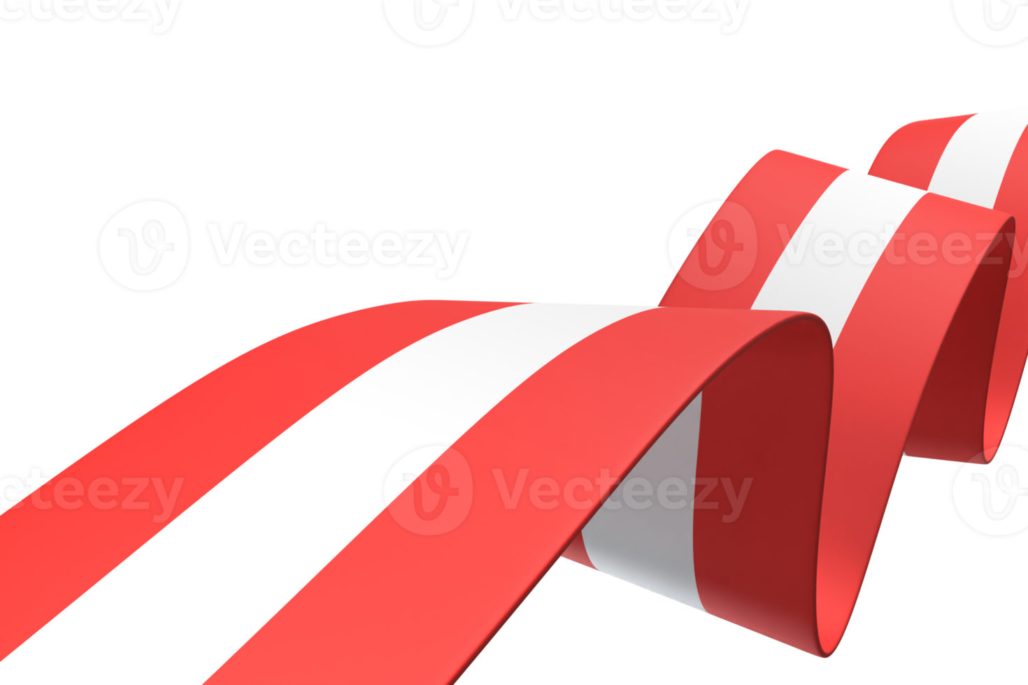Austria flag design national independence day banner element transparent background png