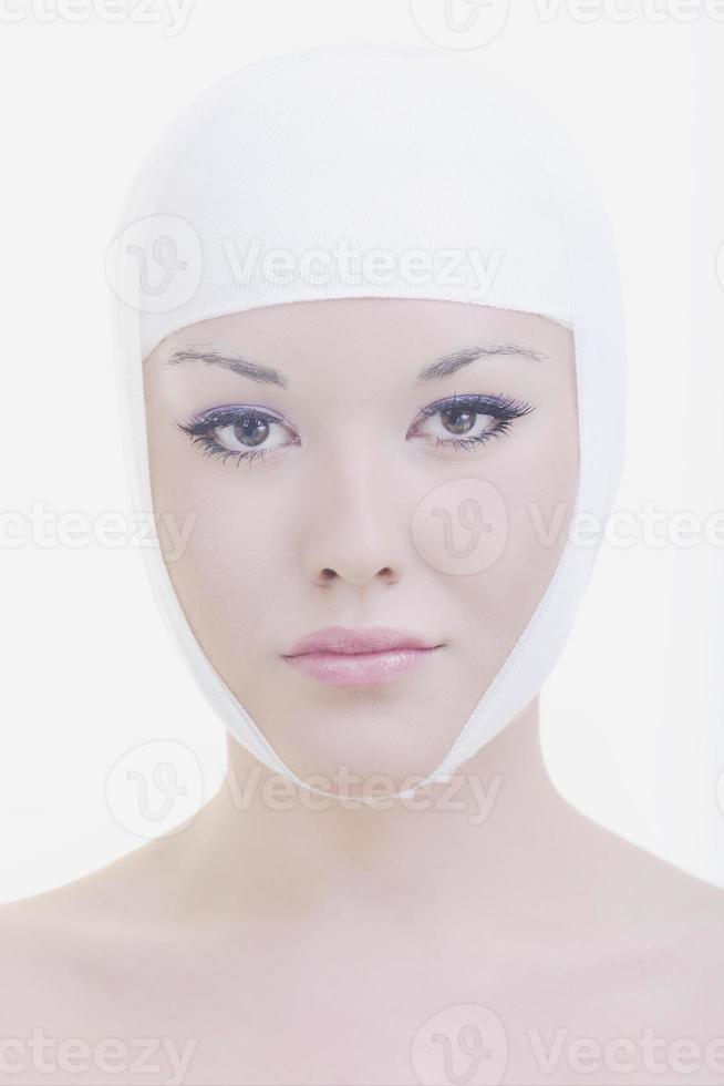woman face surgery photo