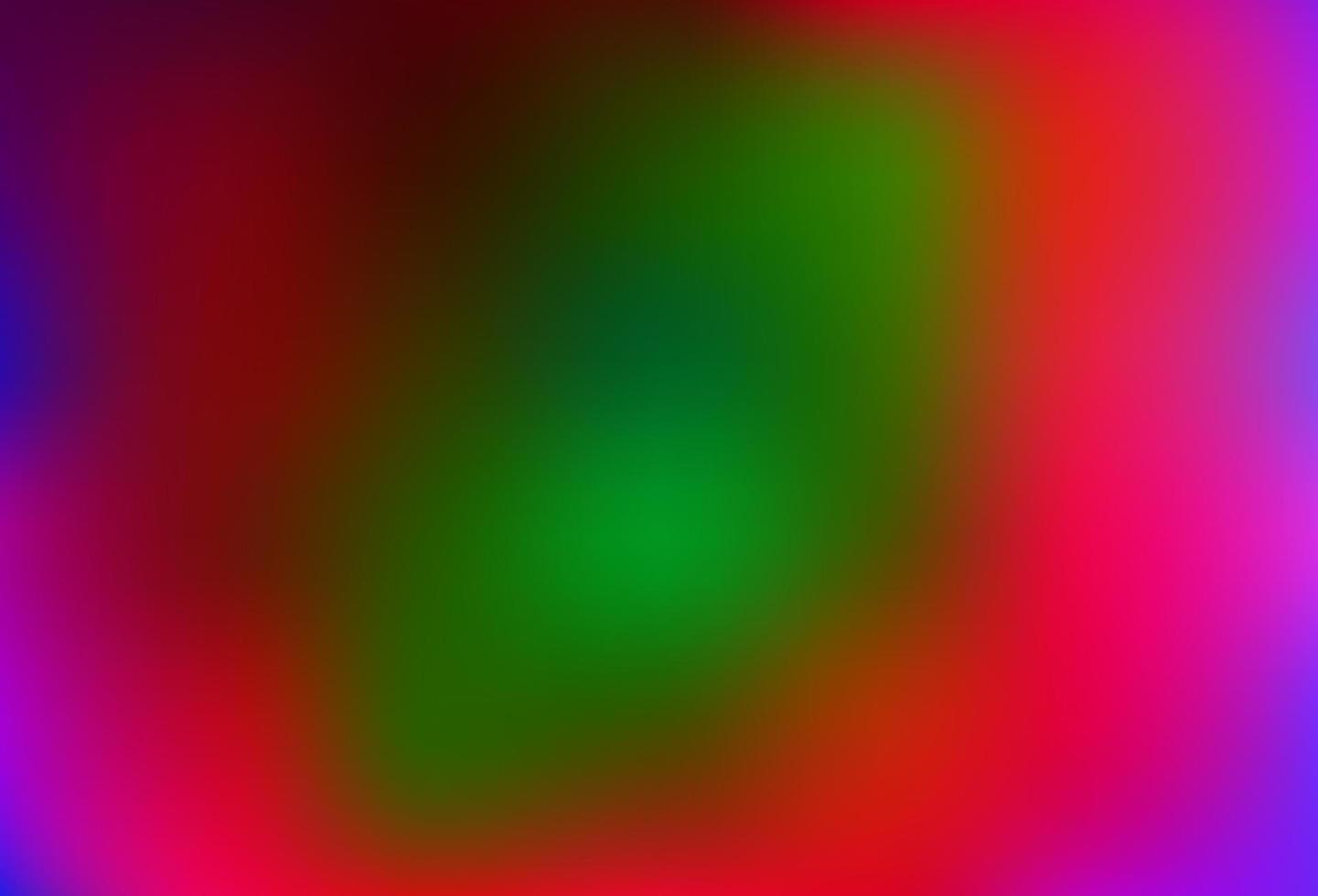 Light Multicolor, Rainbow vector blurred and colored background.