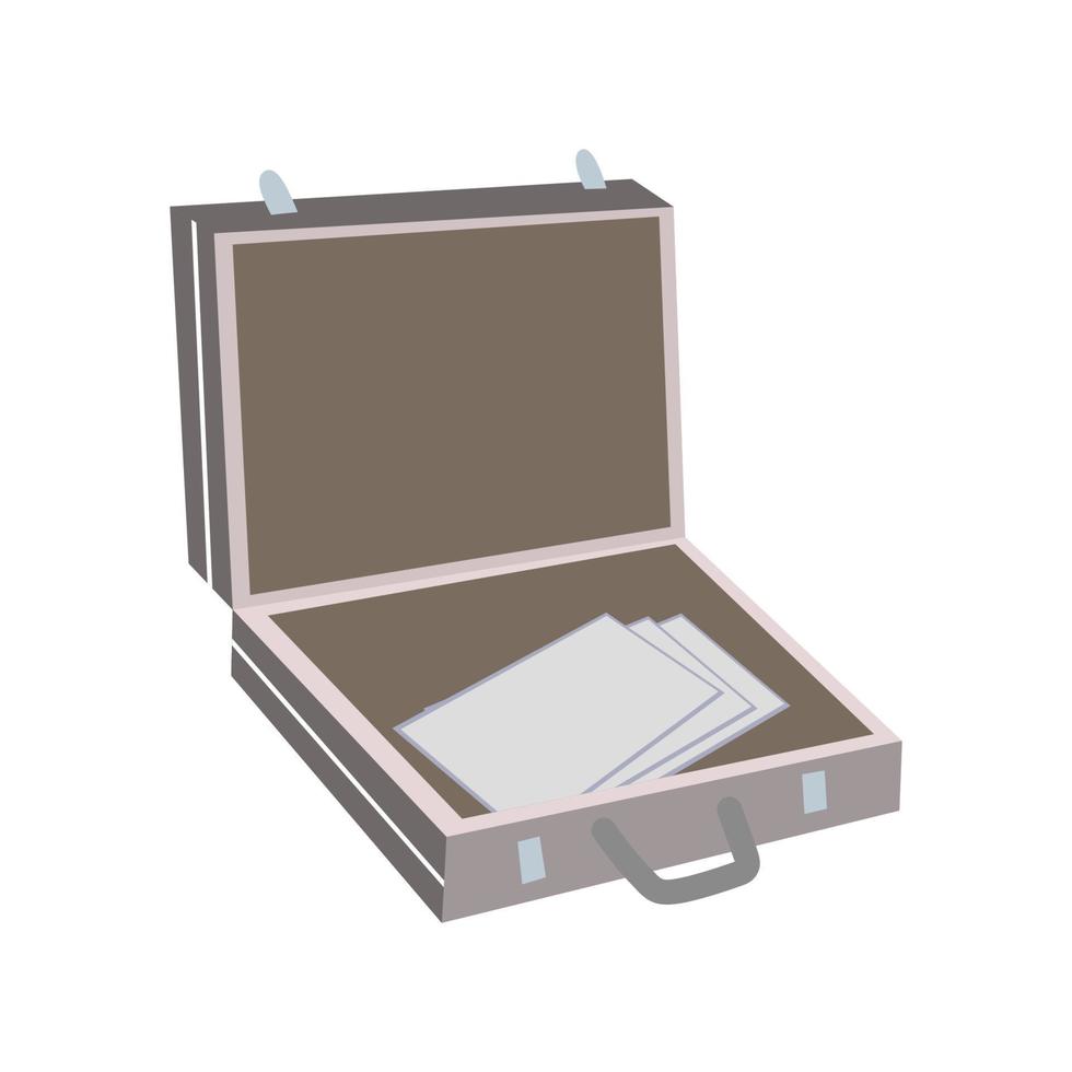 Briefcase royalty, accompanied by flat design illustrations vector