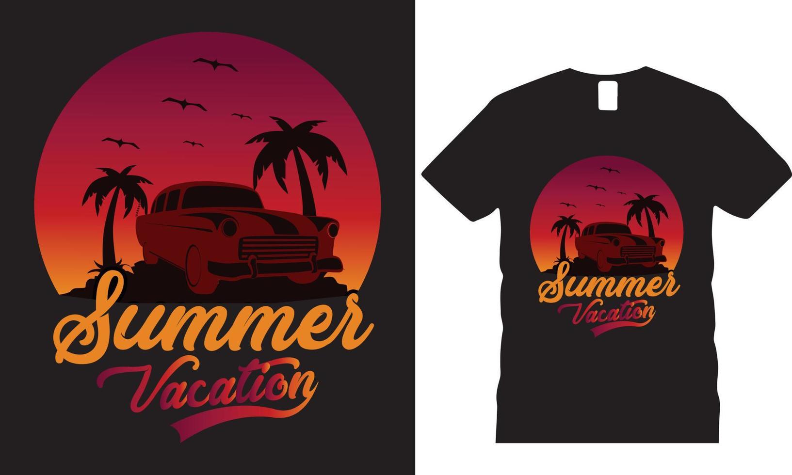 Summer T-Shirt Design vector