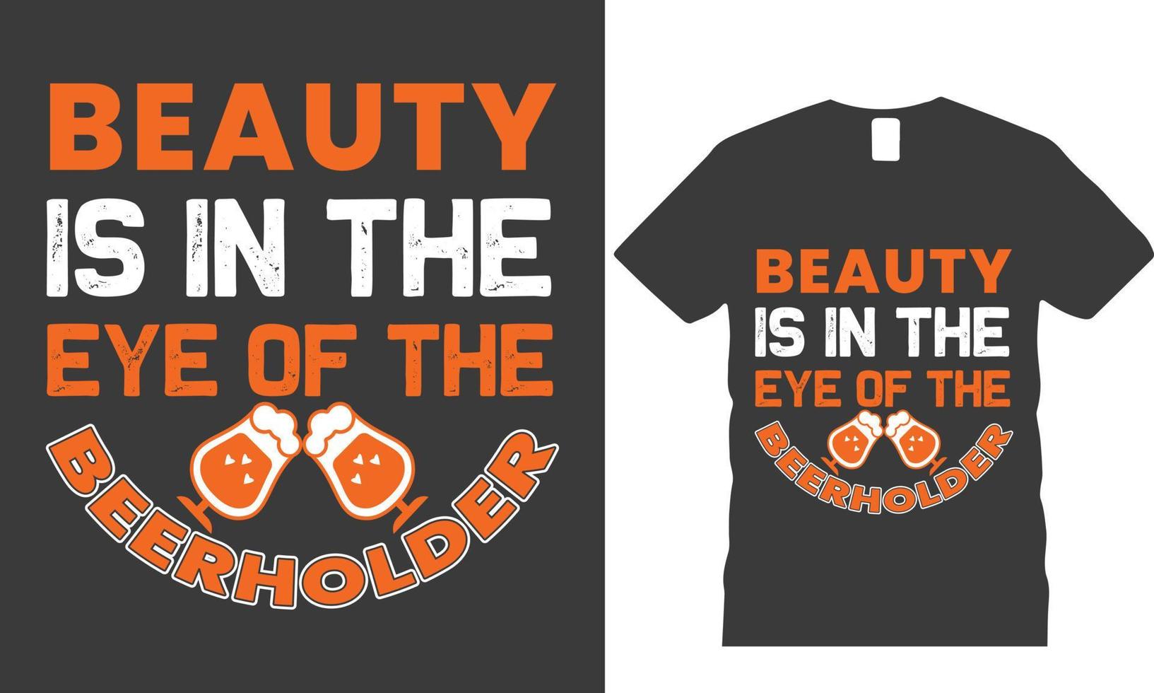 Beer T-Shirt Design vector