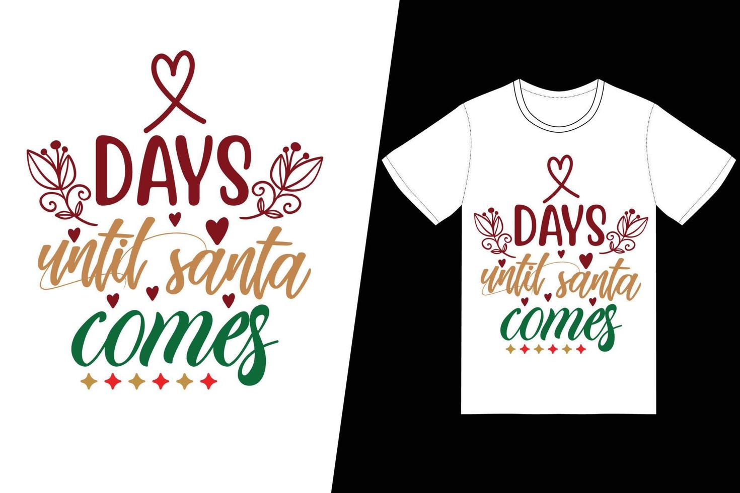 Christmas T-Shirt Design vector