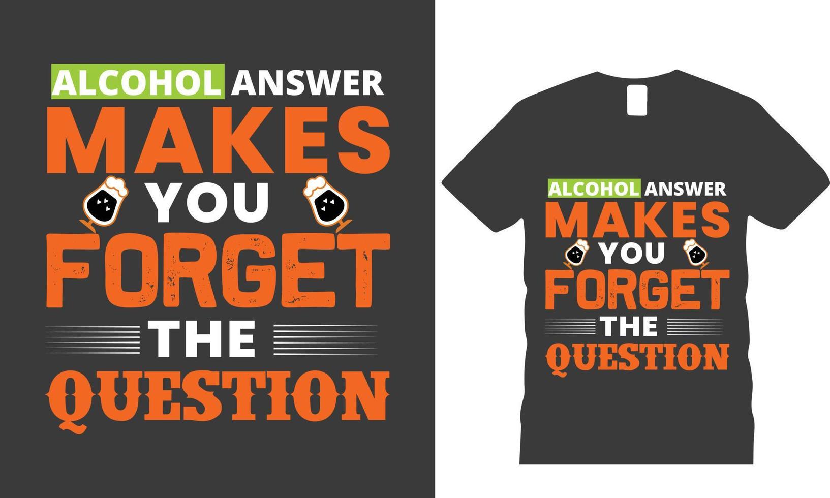 Beer T-Shirt Design vector