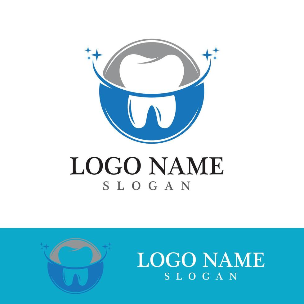 Dental logo template vector illustration