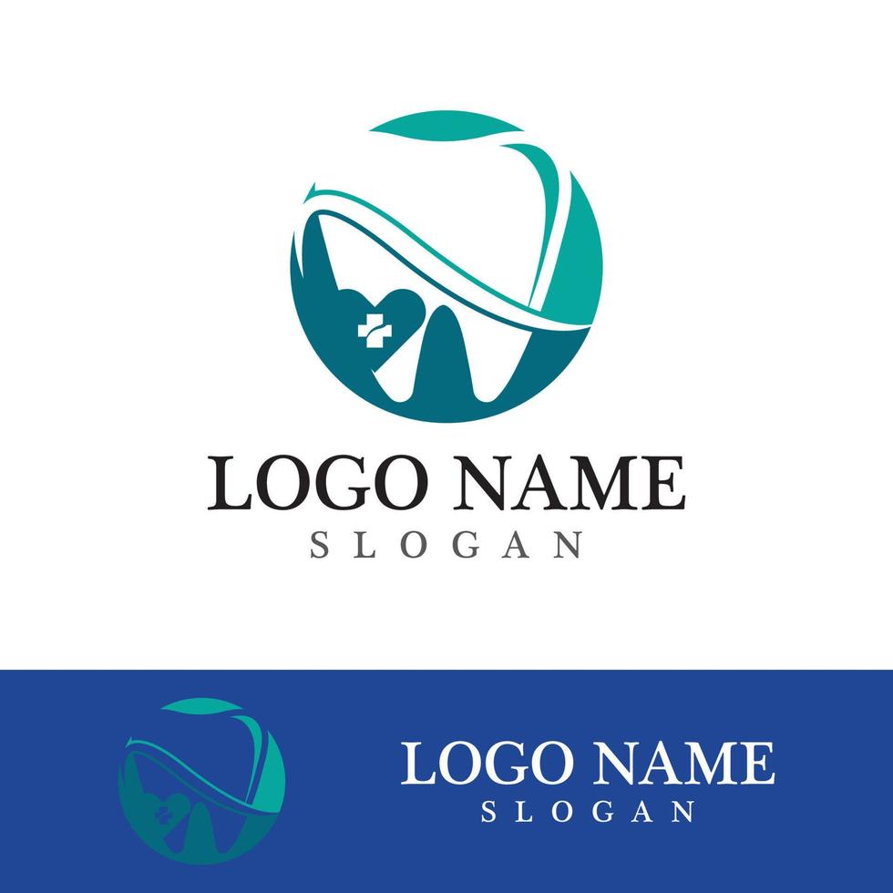 Dental logo template vector illustration