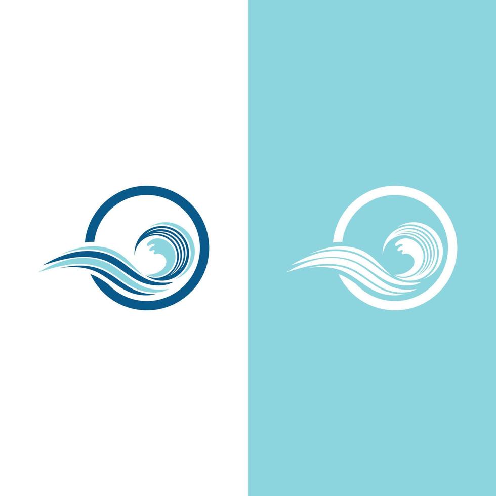 Wave beach vector illustration design