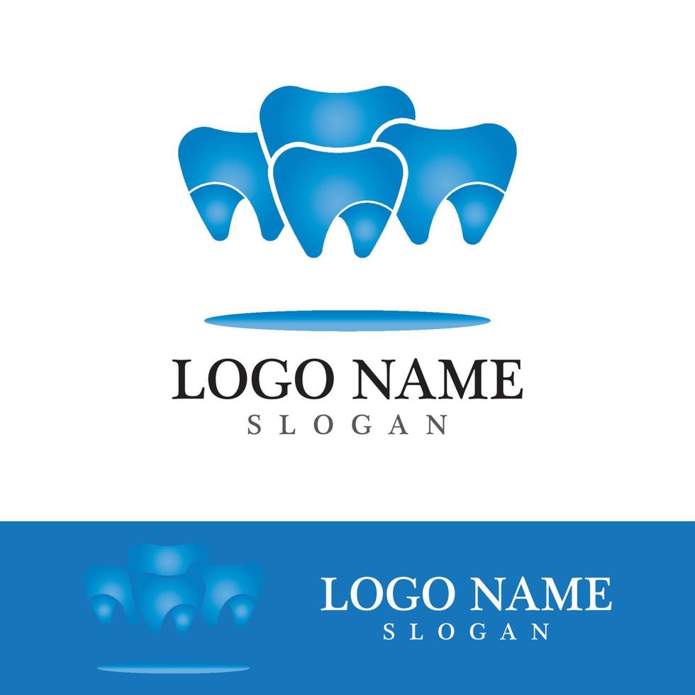 Dental logo template vector illustration