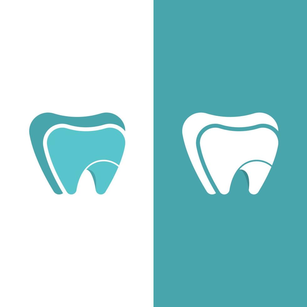 Ilustración de vector de plantilla de logotipo dental