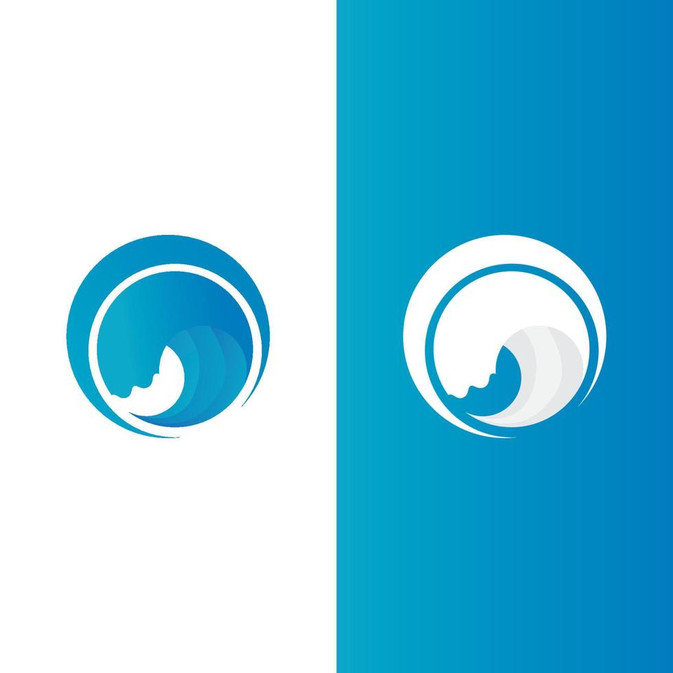 Wave beach vector illustration design