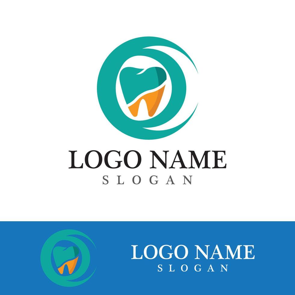 Dental logo template vector illustration