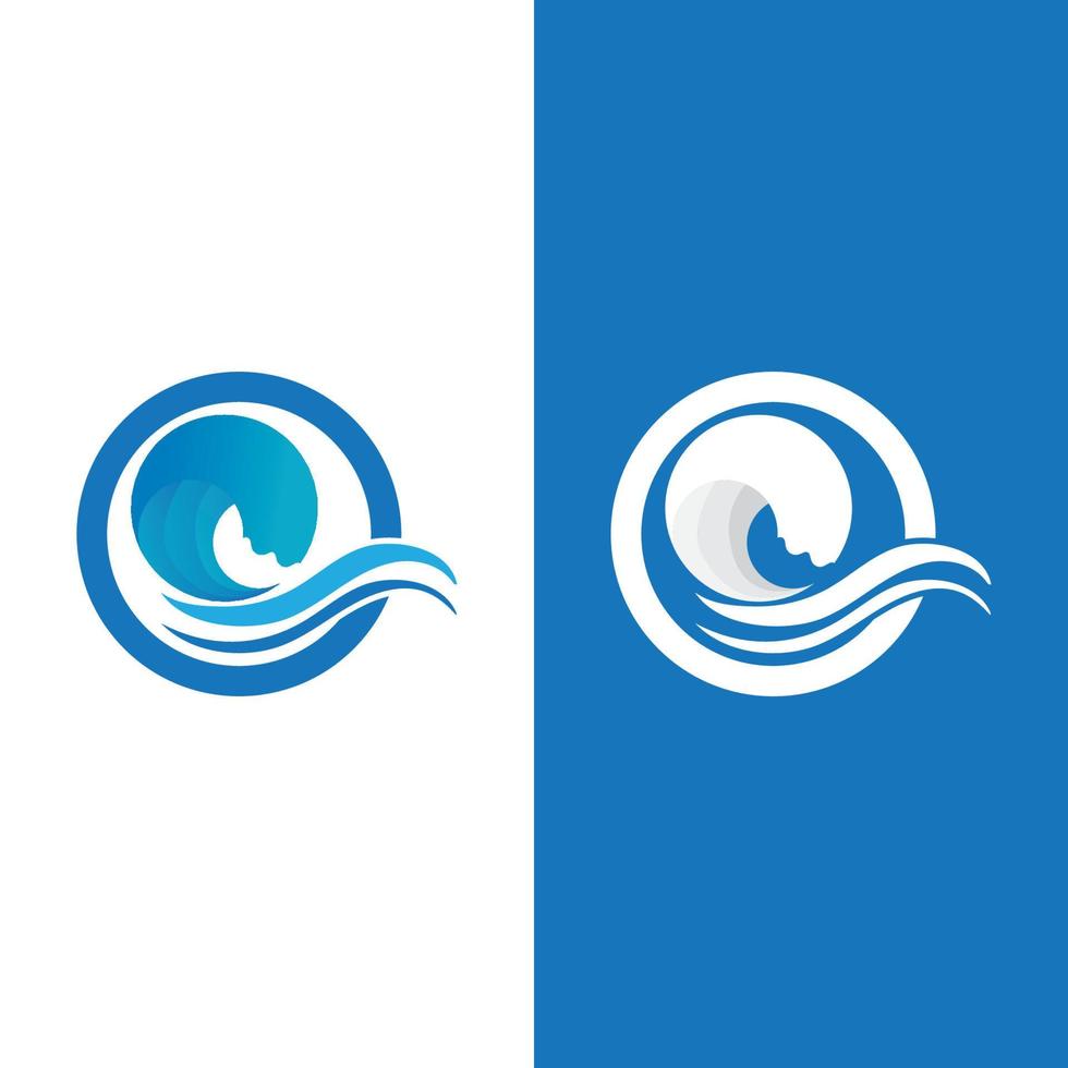 Wave beach vector illustration design