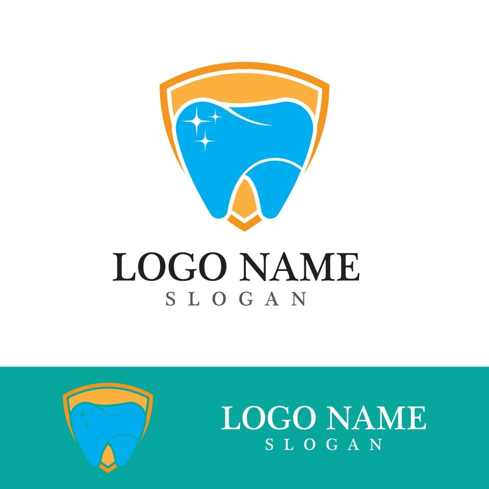 Dental logo template vector illustration